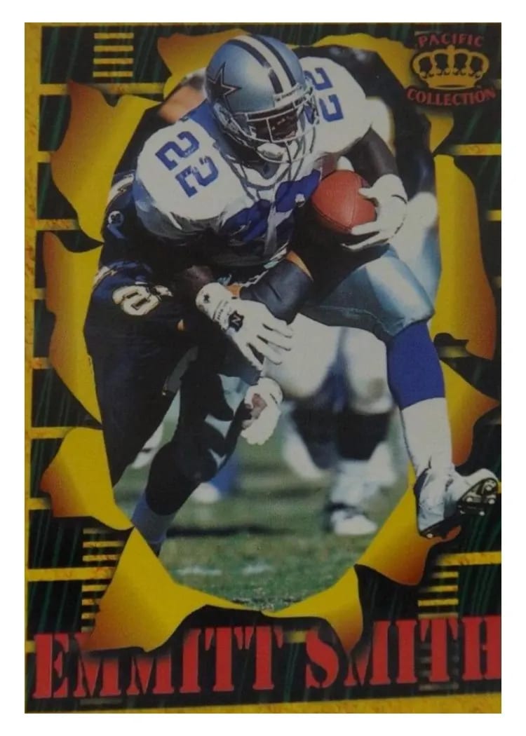 1996 Pacific Invincible Smash Mouth emmitt smith #SM46 card