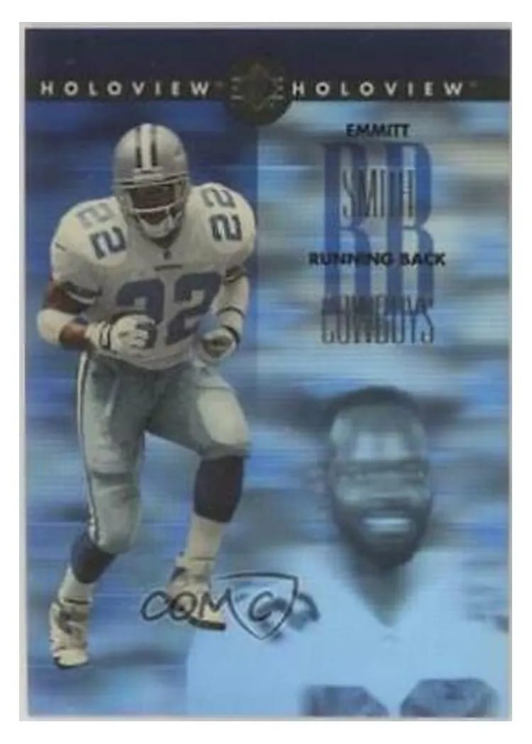 1996 SP Holoview Emmitt Smith #21 card