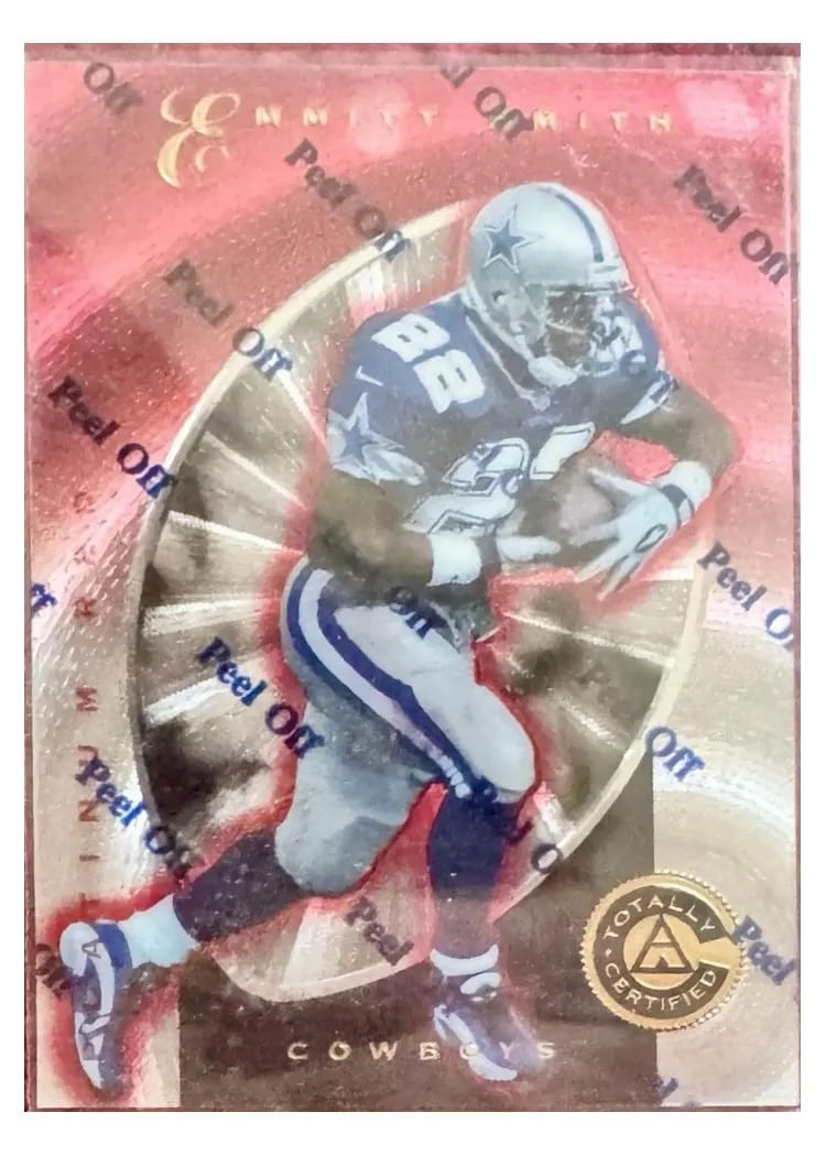 1997 Pinnacle Totally Certified Emmitt Smith #1 card