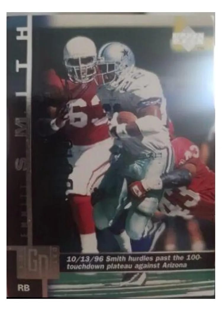 1997 Upper Deck Emmitt Smith Game Dated Foil #133 card