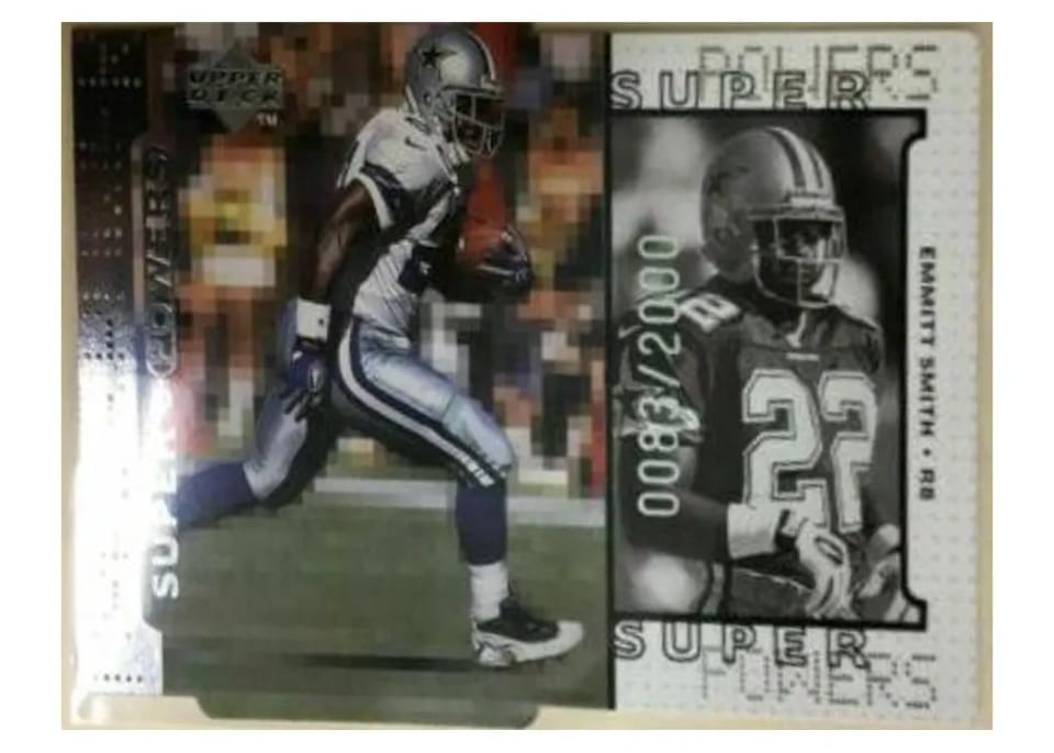 1998 Upper Deck Super Powers Emmitt Smith #S22 card