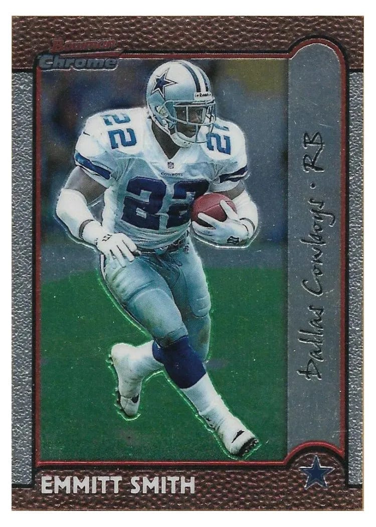 1999 Bowman Chrome Emmitt Smith #40 card