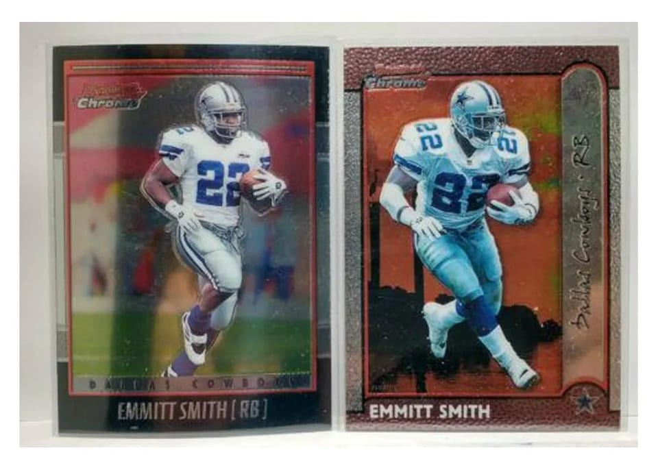 1999 Bowman Chrome Emmitt Smith #40 card