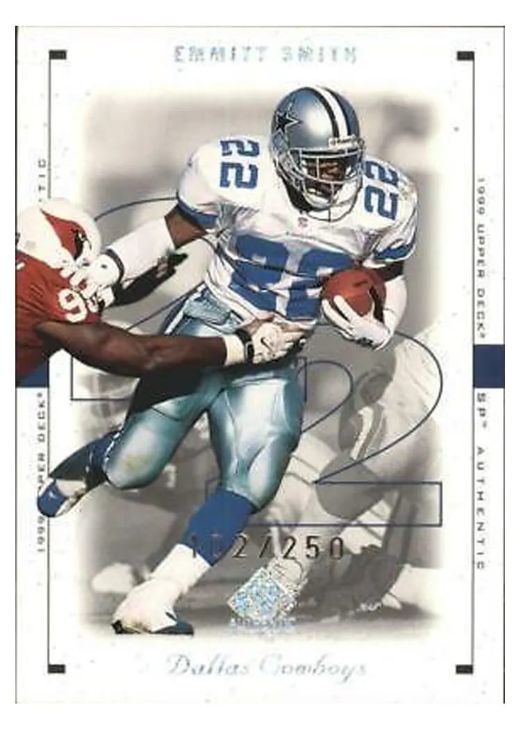 1999 SP Authentic Emmitt Smith #23 card