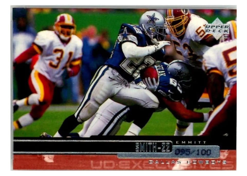 1999 Upper Deck Emmitt Smith Exclusives Silver #59 card