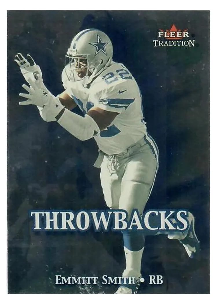 Emmitt Smith, 2000 Fleer Throwbacks