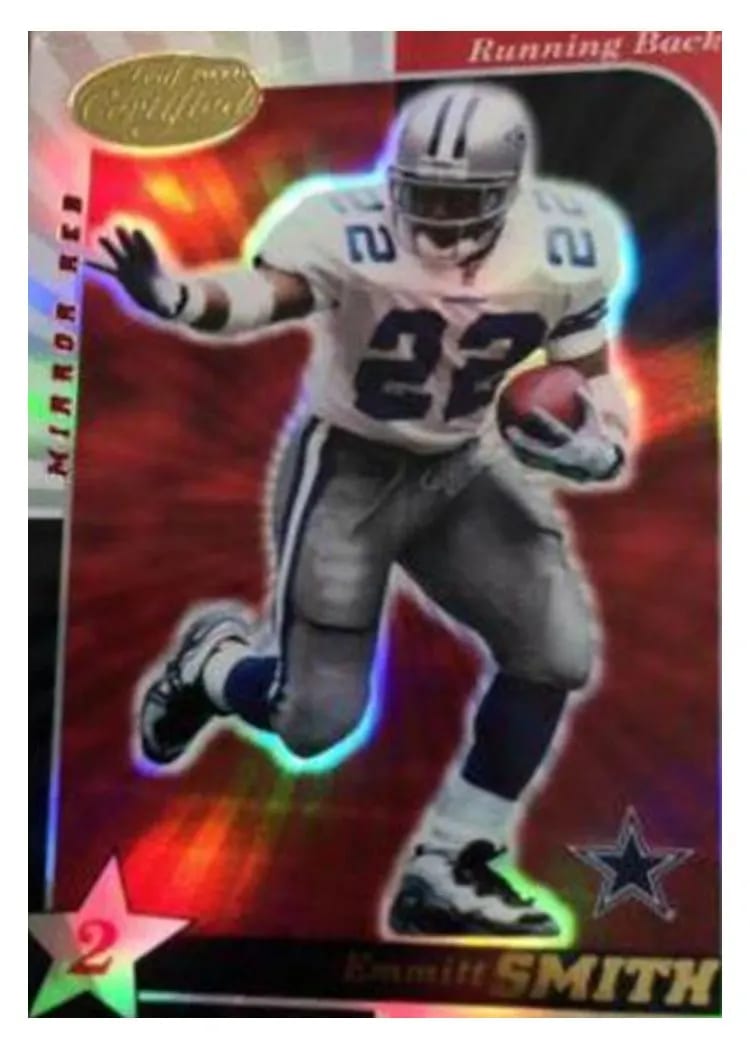 2000 Leaf Certified Emmitt Smith #108 card