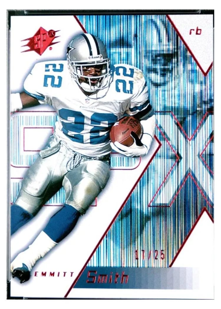 2000 Spx Emmitt Smith #23 card