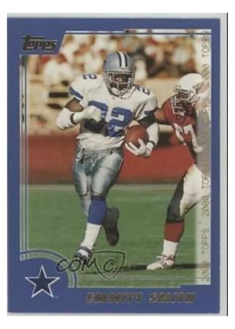 2000 Topps Emmitt Smith #10 card