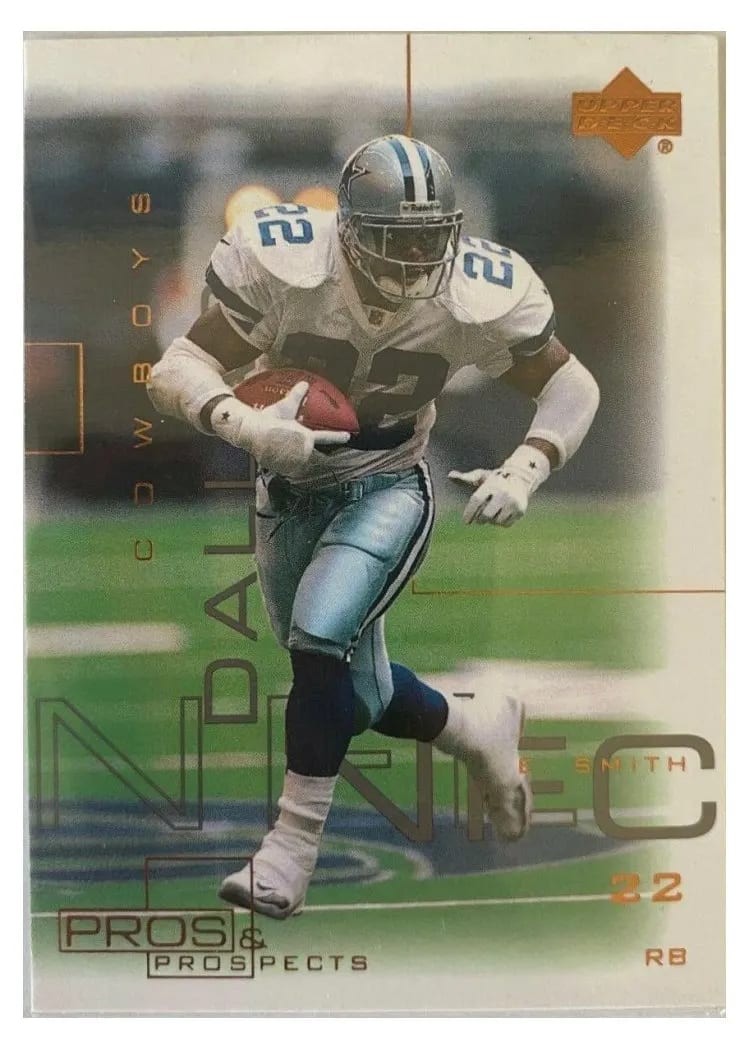 2000 Upper Deck Pros & Prospects Emmitt Smith #22 card
