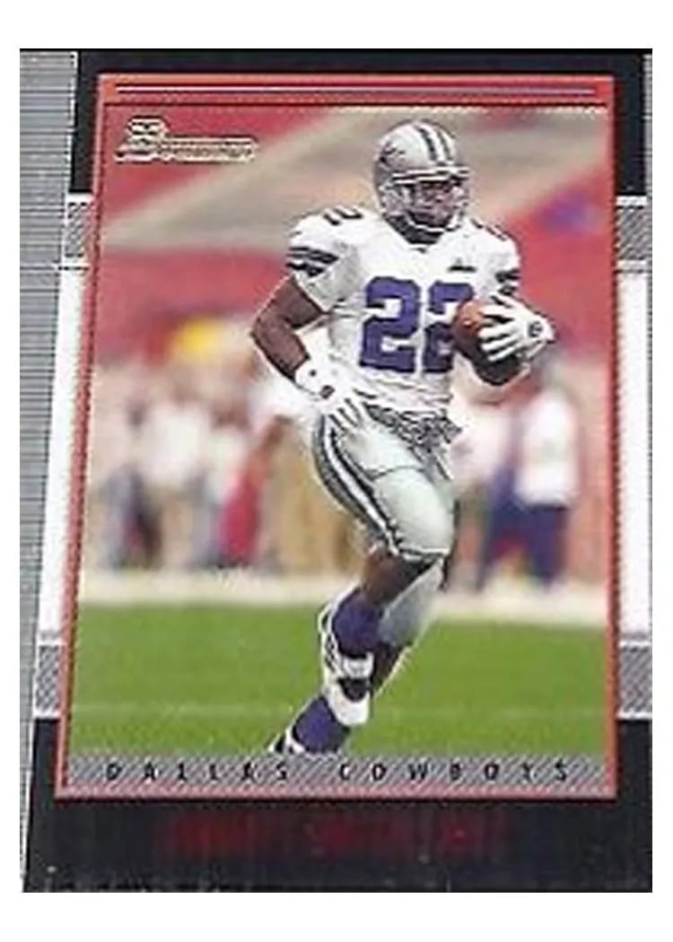 2001 Bowman Emmitt Smith #1 card