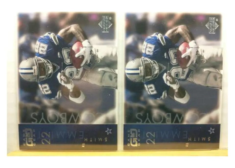 2001 Upper Deck Game Gear Emmitt Smith #21 card