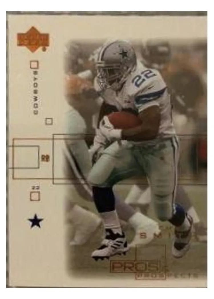 2001 Upper Deck Pros & Prospects Emmitt Smith #25 card