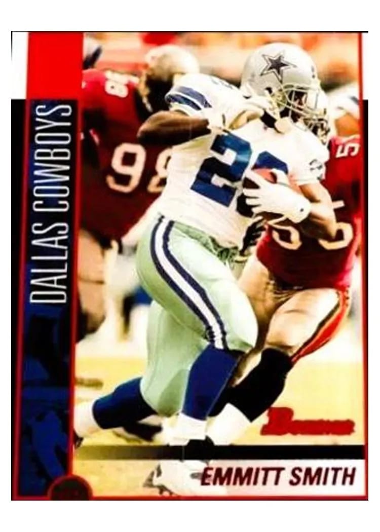 2002 Bowman Emmitt Smith #1 card