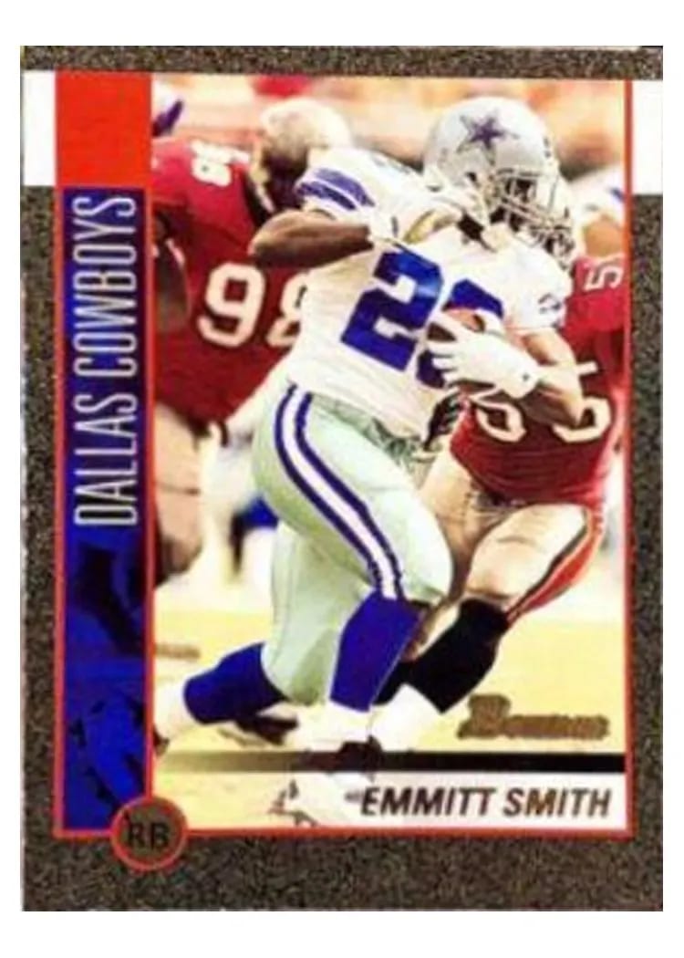 2002 Bowman Emmitt Smith #1 card