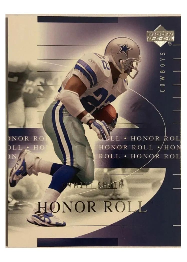 2002 Upper Deck Honor Roll Emmitt Smith #15 card