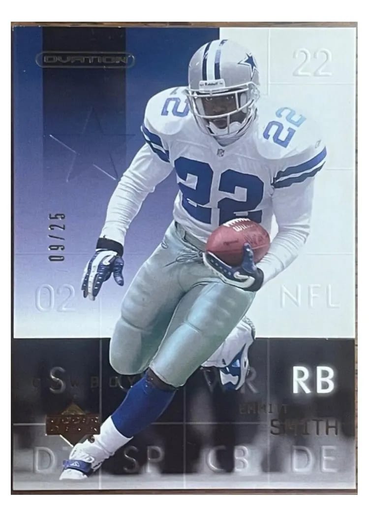 2002 Upper Deck Ovation Emmitt Smith Gold #24 card