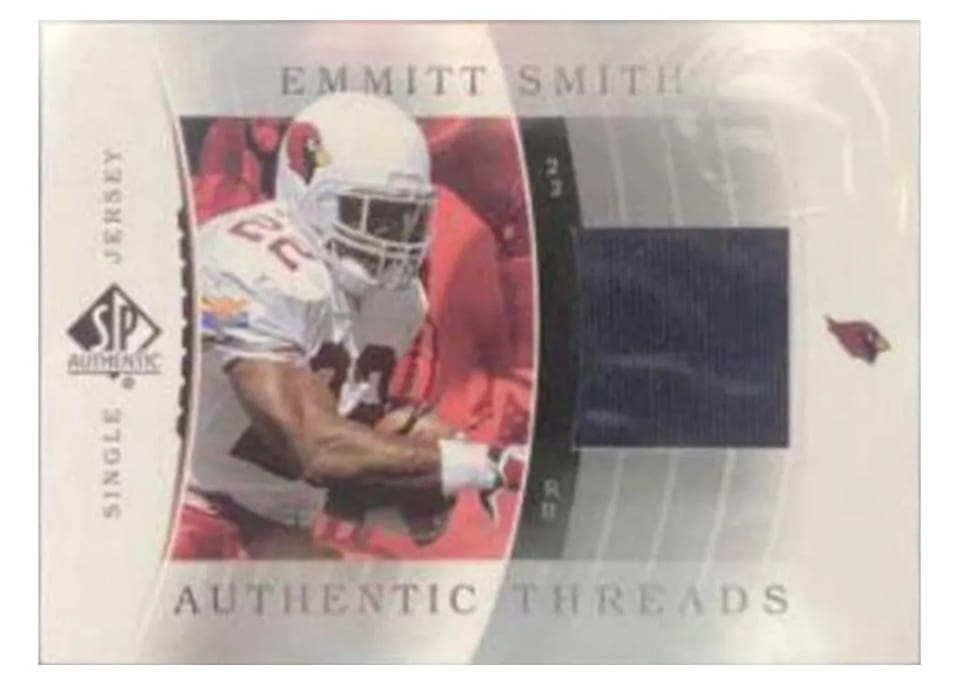 2003 SP Authentic Threads Emmitt Smith #JC-ES card