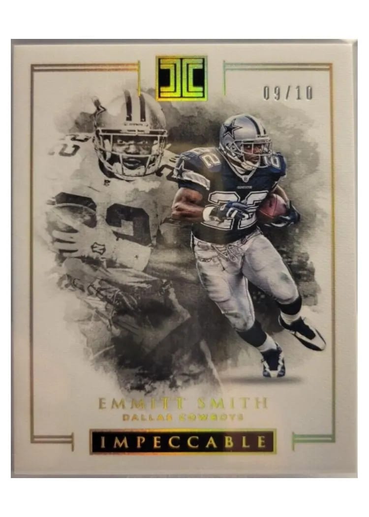 2016 Panini Impeccable Emmitt Smith #34 card