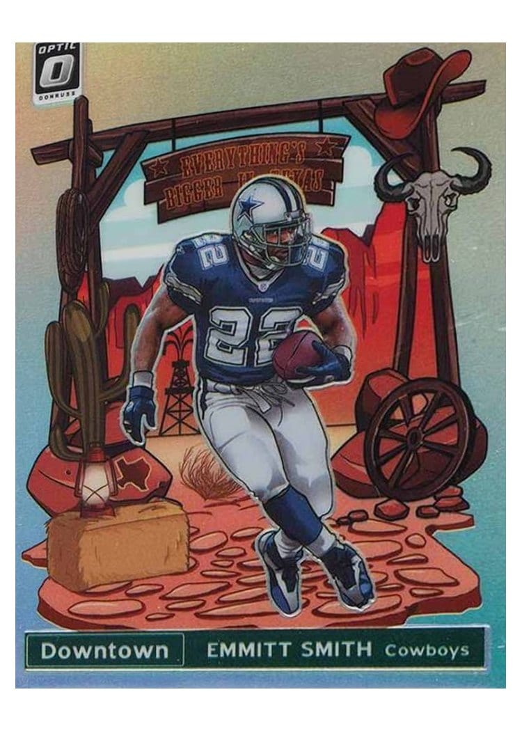 2020 Panini Donruss Optic Downtown Emmitt Smith #DT-14 card