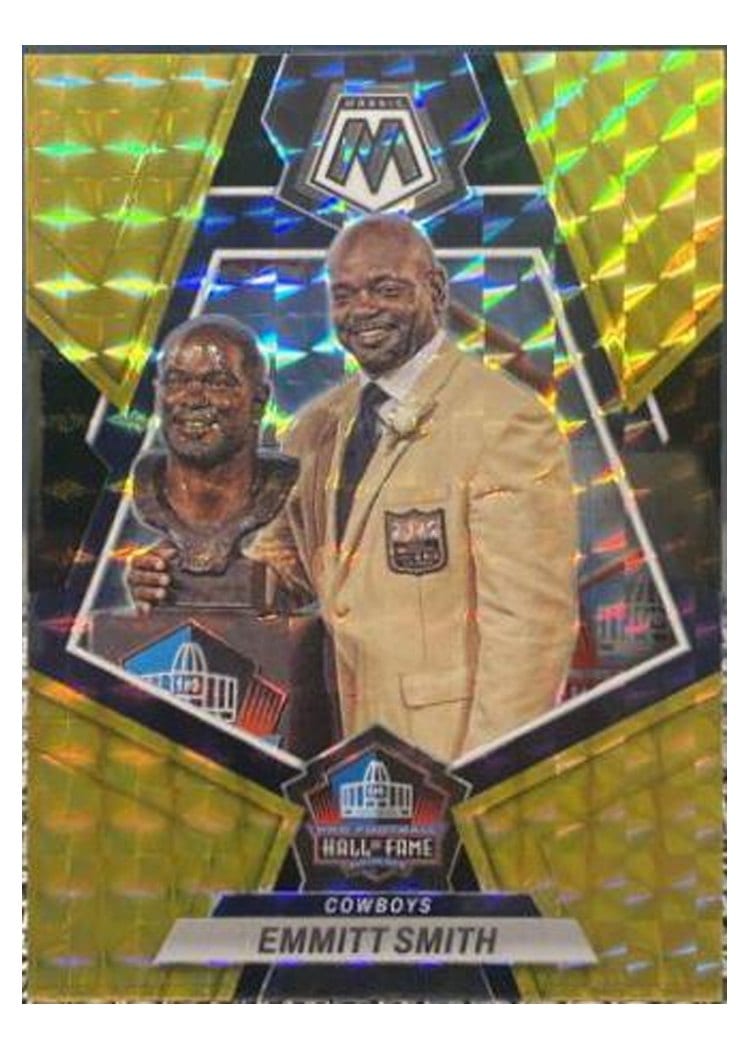 2023 Panini Mosaic Base Set Emmitt Smith Choice Black Gold #280 card