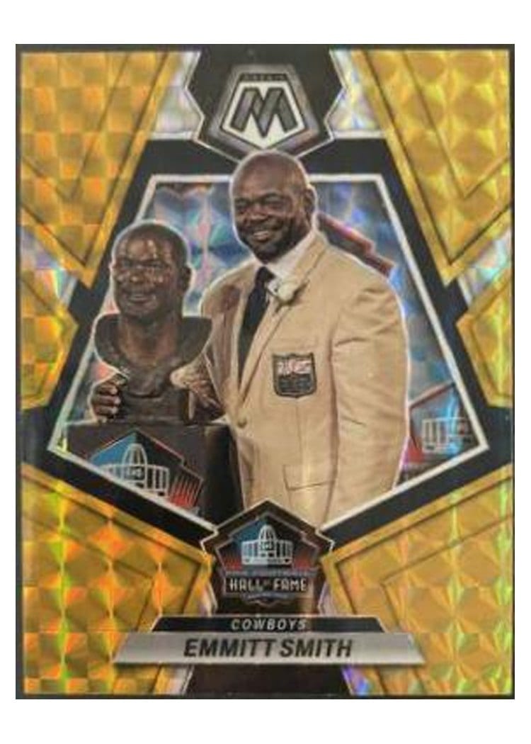 2023 Panini Mosaic Base Set Emmitt Smith Gold #280 card