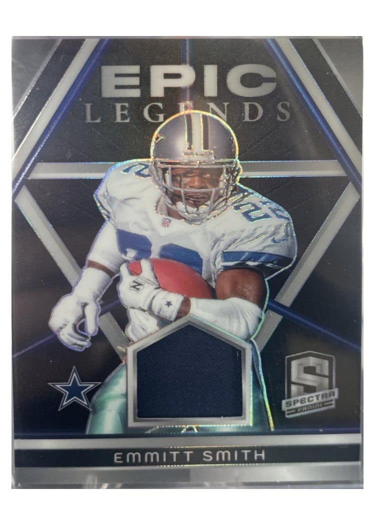 2024 Panini Spectra Epic Legends Materials Emmitt Smith #ELM-ESH card