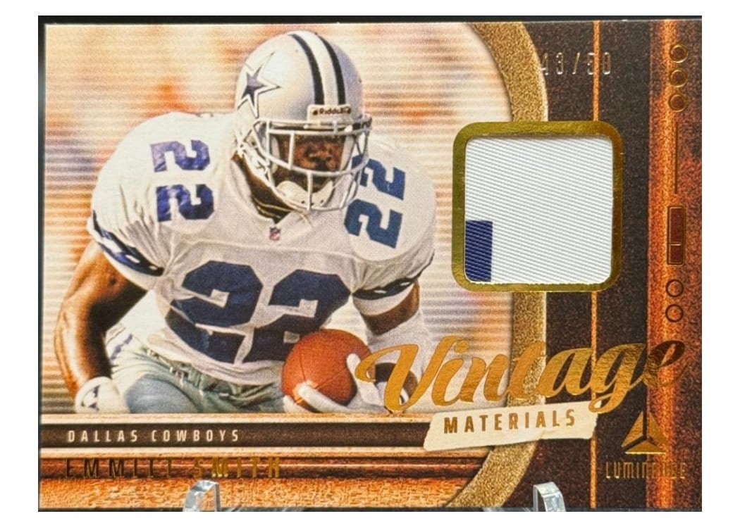 2025 Panini Luminance Vintage Materials Emmitt Smith #1
