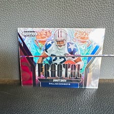 2025 Panini Prizm Black Fractal Emmitt Smith #4 card