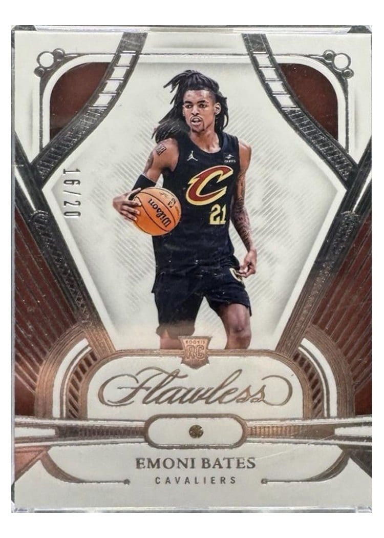 2023-24 Panini Flawless Base Set Emoni Bates #72 card