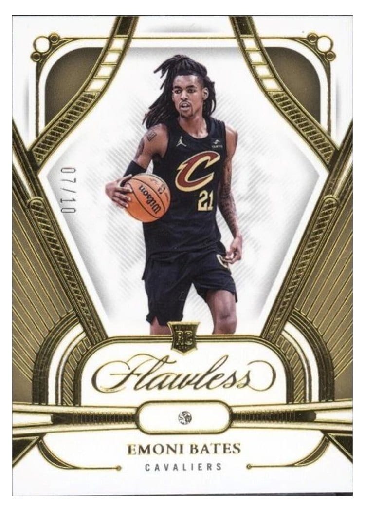 2023-24 Panini Flawless Base Set Emoni Bates #72 card