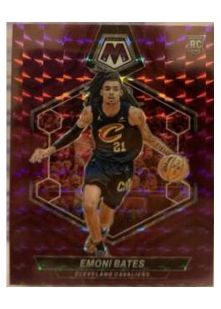 2023-24 Panini Mosaic Base Set Emoni Bates Purple #219 card