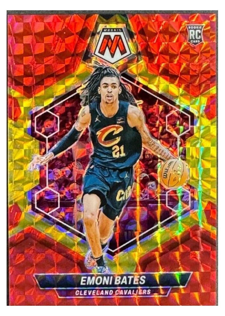 2023-24 Panini Mosaic Base Set Emoni Bates #219 card