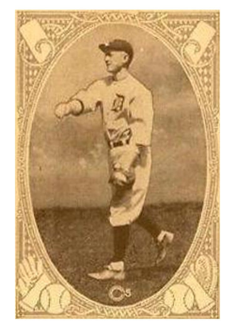 1922 E120 American Caramel Emory Rigney card