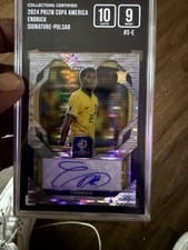 2024 Panini Prizm Copa America Signature Endrick Pulsar #S-E card