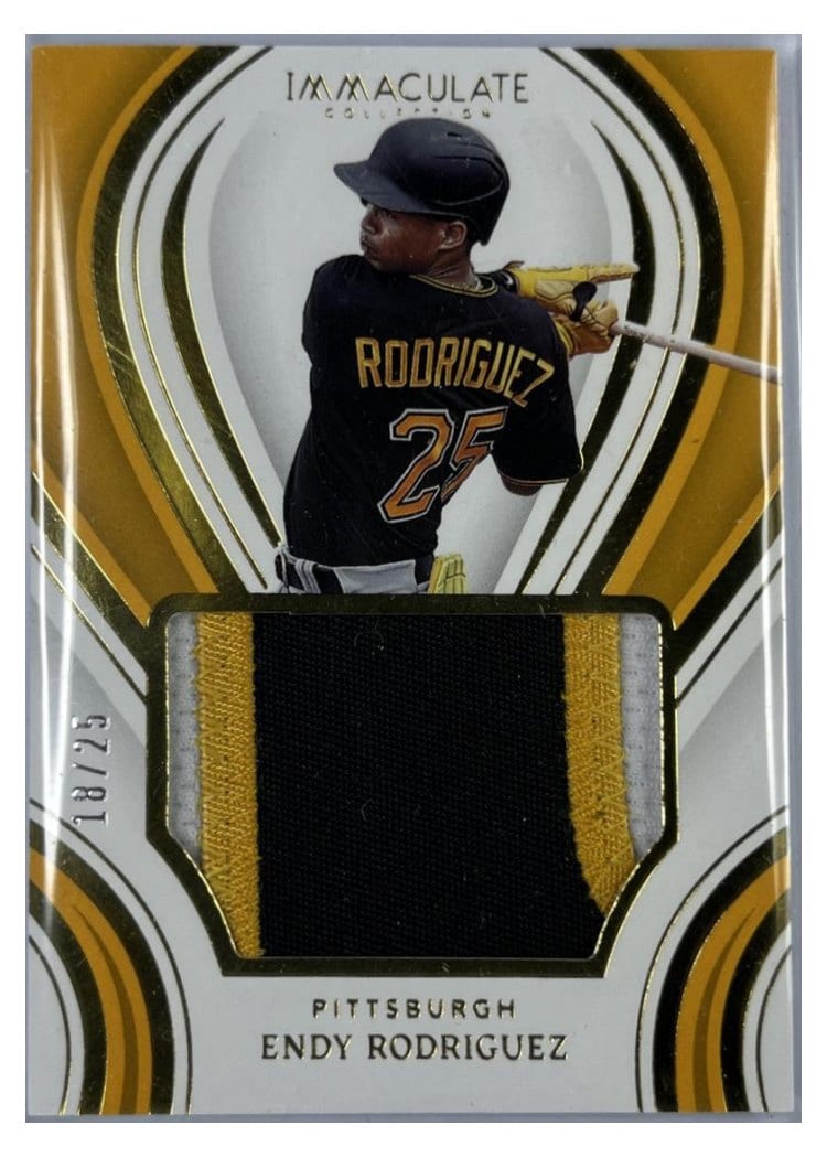 2023 Panini Immaculate Collection Prime Rookies Materials Endy Rodriguez #PPM-ER card