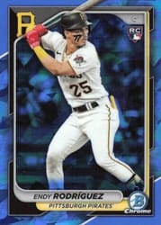 2024 Bowman Chrome Sapphire Edition Base Set Endy Rodríguez #97 card
