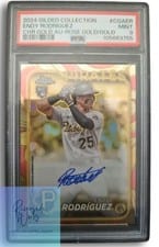 2024 Topps Gilded Collection Gold Autographs Endy Rodríguez #CGA-ER card