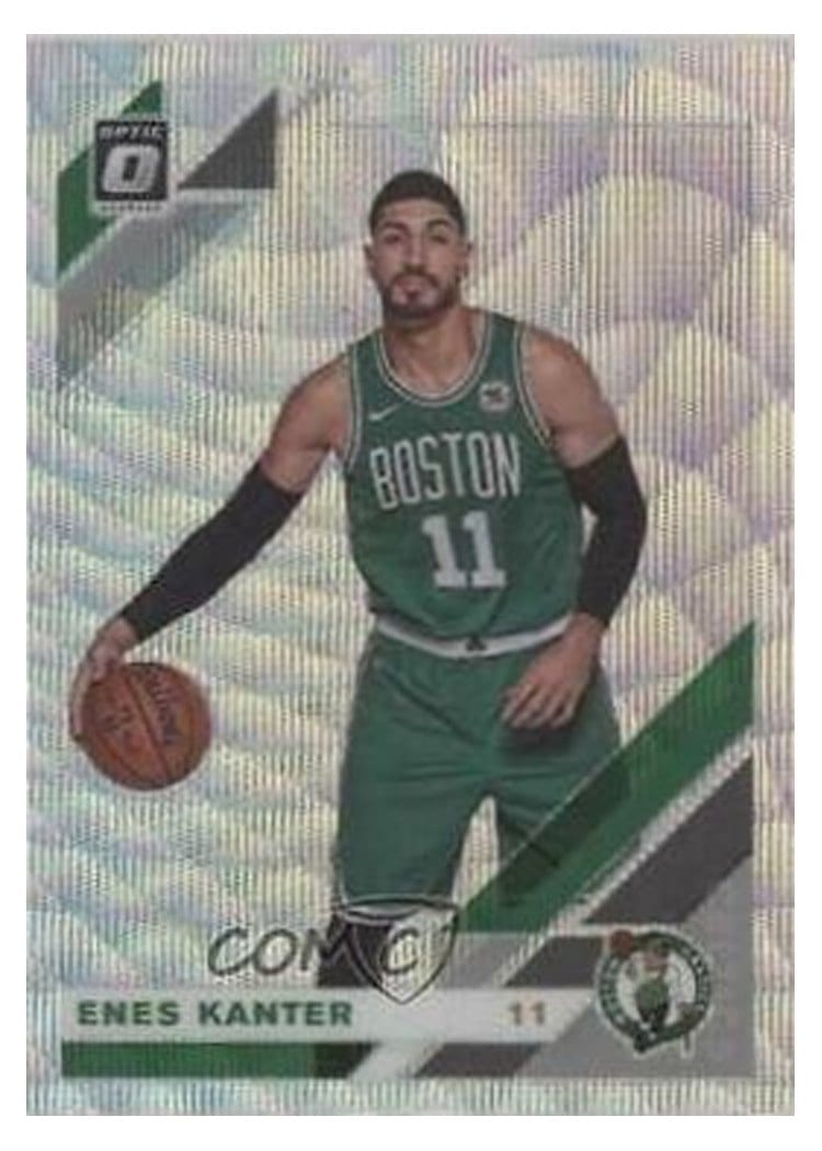 2019-20 Donruss Optic Base Set Enes Kanter #92 card