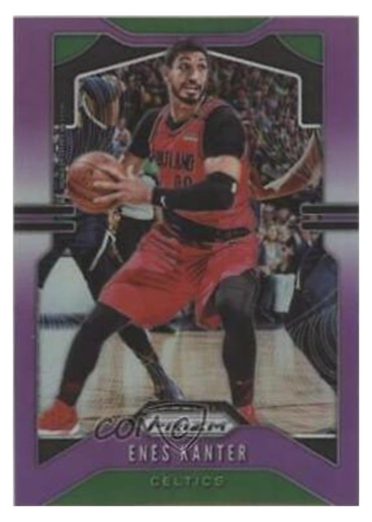 2019-20 Panini Prizm Base Set Enes Kanter Purple Prizm #212 card