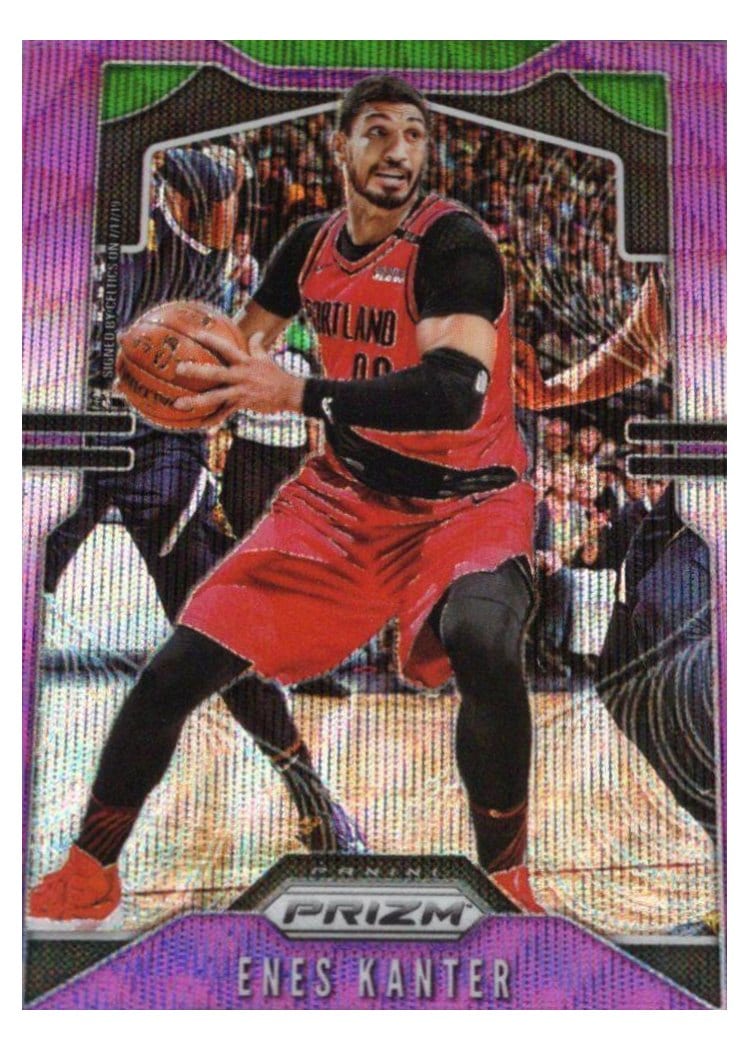2019-20 Panini Prizm Base Set Enes Kanter #212 card