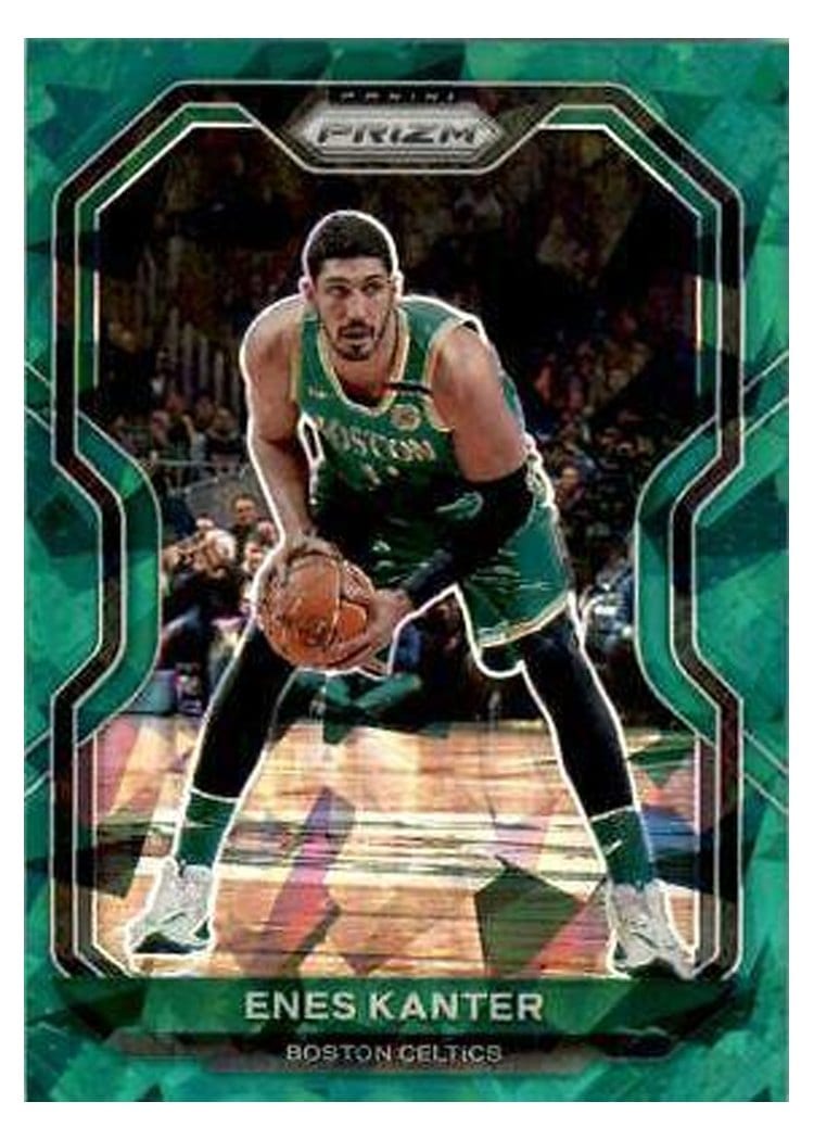 2020-21 Panini Prizm Base Set Enes Kanter Green Ice Prizm #212 card