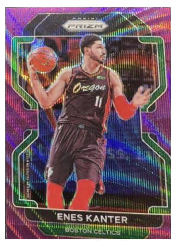2021-22 Panini Prizm Base Set Enes Kanter #51 card