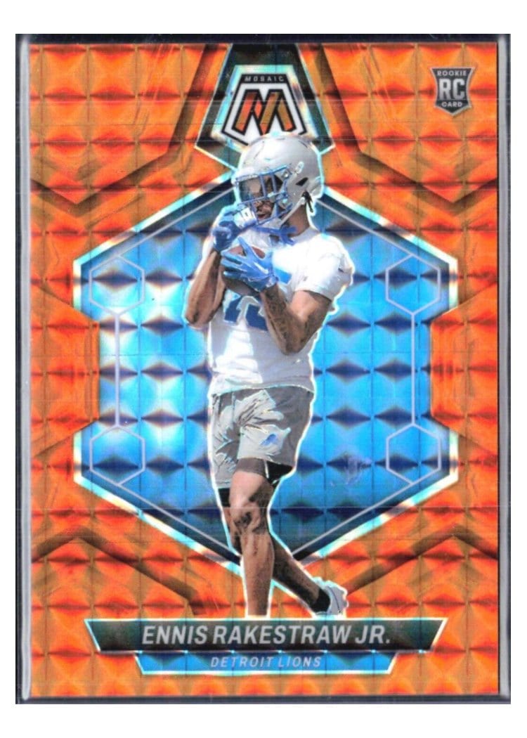 2024 Panini Mosaic Base Set Ennis Rakestraw Jr. Orange #357 card