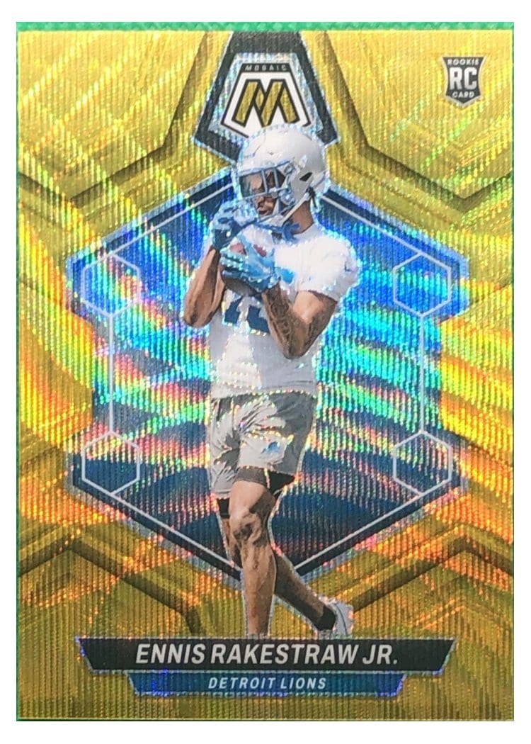 2024 Panini Mosaic Base Set Ennis Rakestraw Jr. Gold Wave #357 card