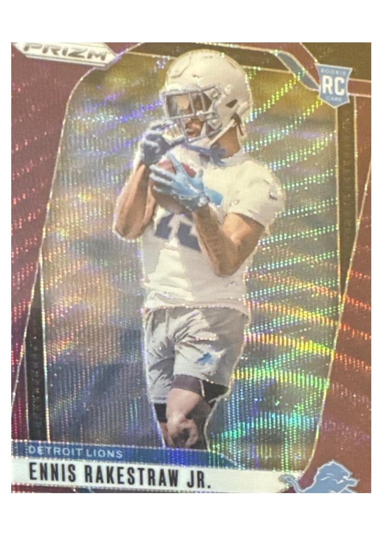 2024 Panini Prizm Base Set Ennis Rakestraw Jr. Purple Wave #332 card