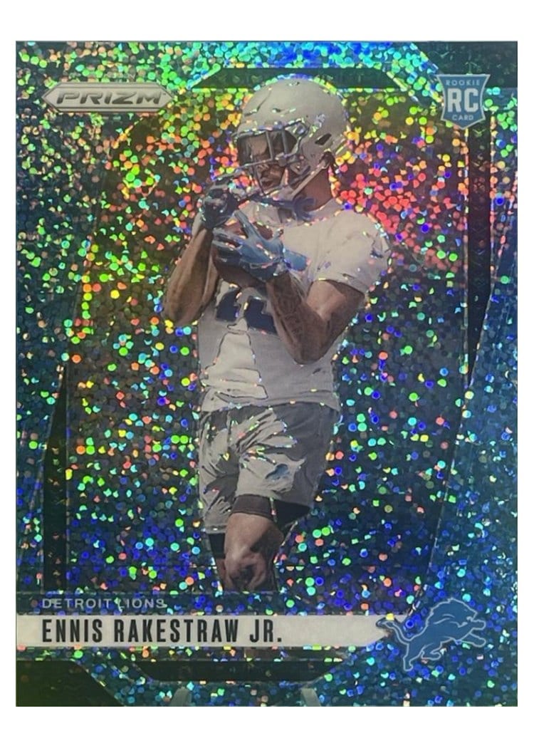 2024 Panini Prizm Base Set Ennis Rakestraw Jr. Blue Sparkle #332 card