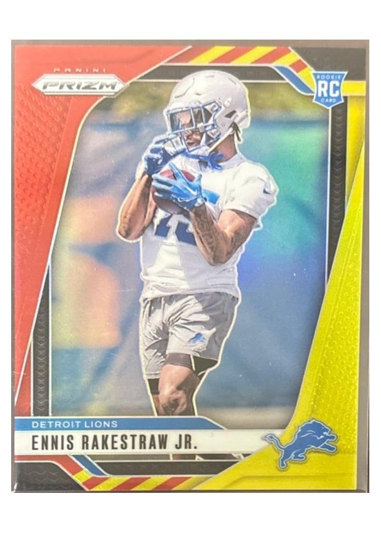 2024 Panini Prizm Base Set Ennis Rakestraw Jr. Red Yellow #332 card