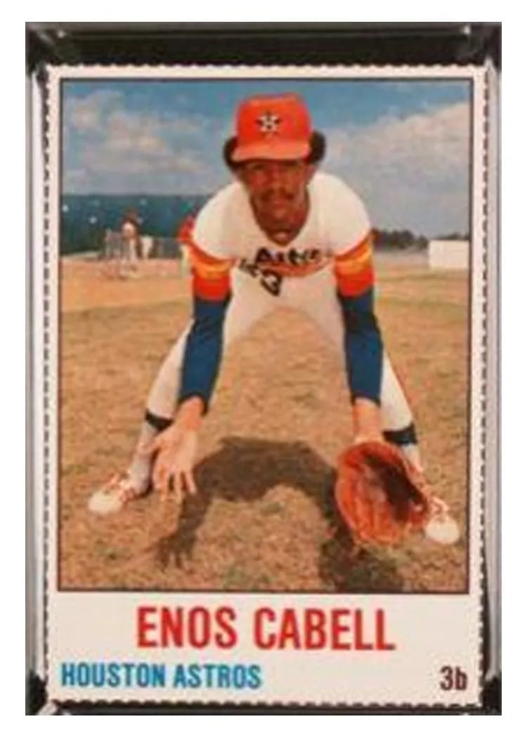 1978 Hostess Enos Cabell #9 card