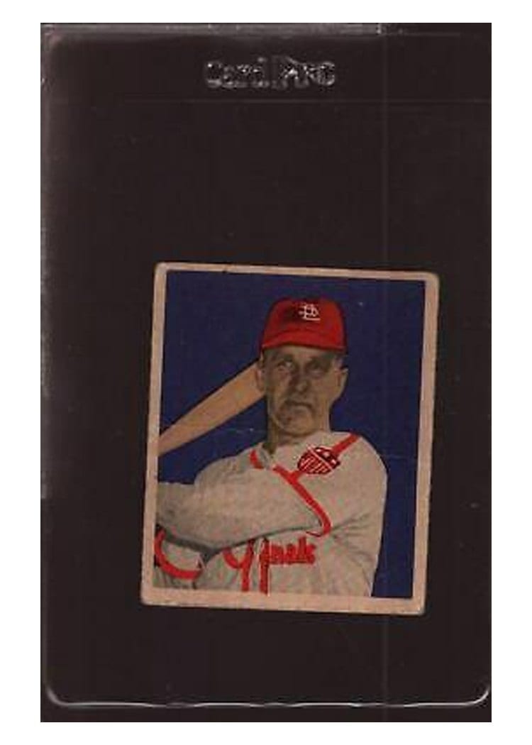 1949 Bowman Enos Slaughter #65 card